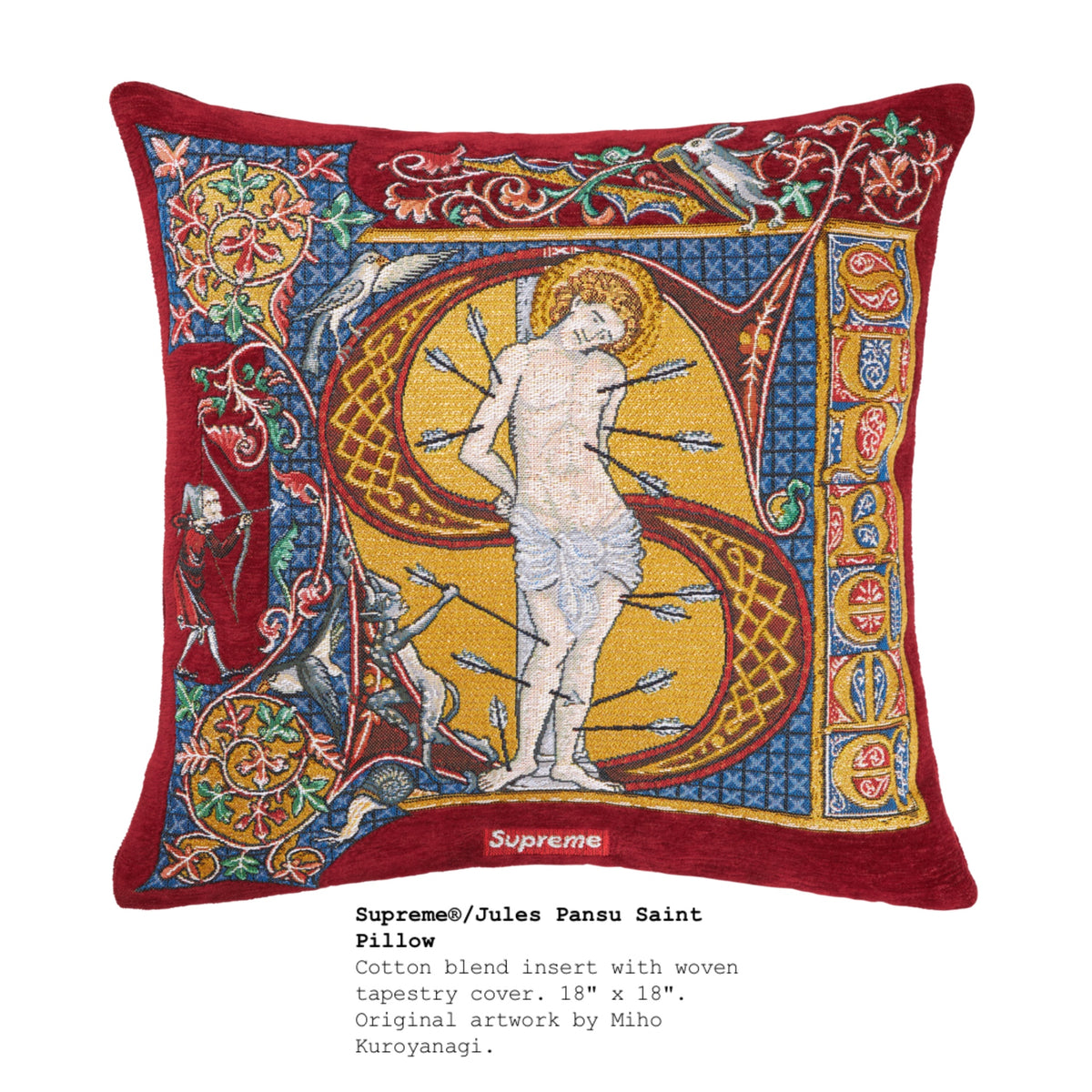 artwork for supreme pillow